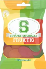 S-M&auml;rke Fruktig 70g x 18st godis grossist