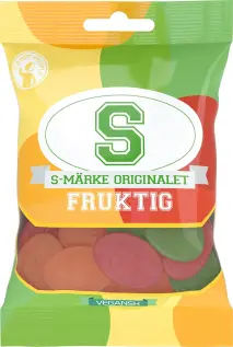 S-M&auml;rke Fruktig 70g x 18st godis grossist