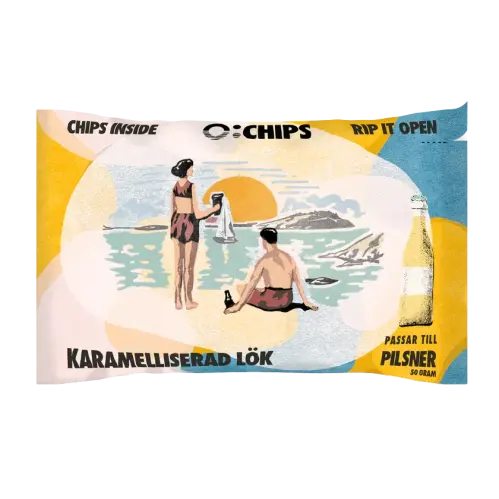 Ö-Chips Pilsner - Karamelliserad Lök 50g x 24st