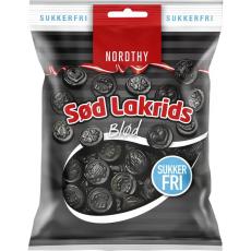 Nordthy Sötlakrits Sockerfri 75g x 10st