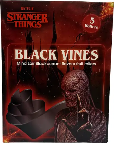 Stranger Things Fruit Rollers Blackcurrant 60g x 12st
