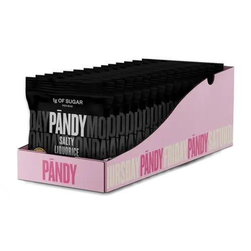Pändy Candy Salty Liquorice 50g x 14st