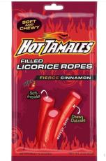 Hot Tamales Filled Ropes Fierce Cinnamon 85g x 12st
