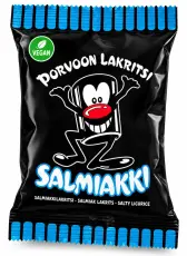 Porvoon Lakritsi Salmiakki 250g x 20st godis grossist