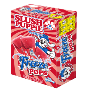 SLUSH PUPPiE Easy Freeze Triangles Strawberry 8-pack x 6st