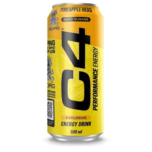 C4 Energy Drink Pineapple Head 50cl x 12st