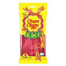 Chupa Chups Strawberry Laces 90g x 18st