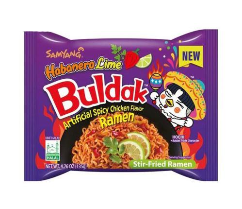 Samyang Buldak Hot Chicken Habanero Lime 135g