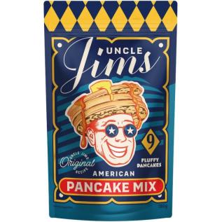 Uncle Jim Pancake Mix 180g x 12st godis grossist