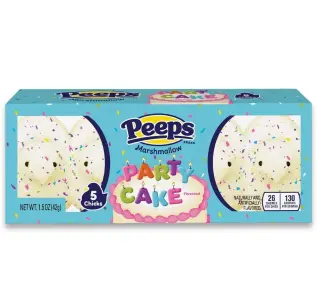 Peeps Marshmallow Chicks Party Cake 5-pack 42g x 24st godis grossist