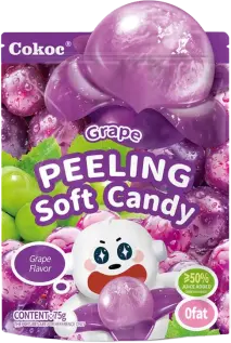 Cokoc 3D Peelable Soft Candy Grape 75g x 10st