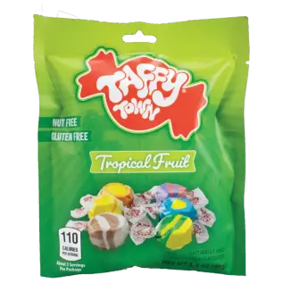Taffy Town Tropical Fruit 99g x 12st godis grossist