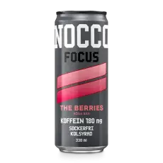 NOCCO Focus The Berries 33cl x 24st godis grossist
