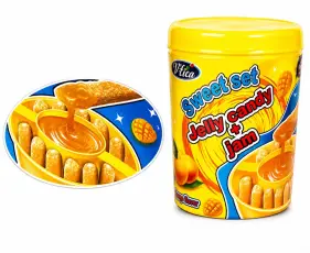 Sweet Set Jelly Candy & Jam Mango 60g x 8st godis grossist