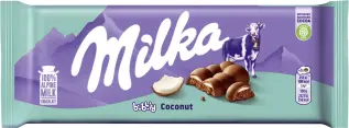 Milka Mj&ouml;lkchokladkaka Bubbly Coconut 97g x 12st godis grossist