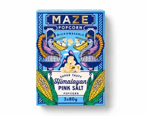 MAZE Popcorn Himalayan Pink Salt 3-pack 240g x 16st godis grossist