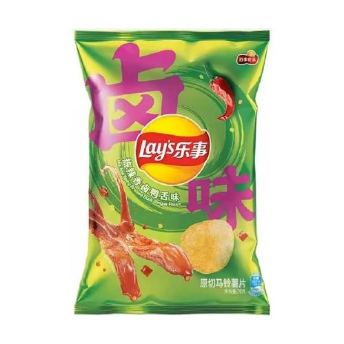 Lays Potato Chips Spicy Duck Tongue 70g x 22st