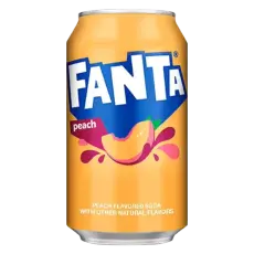 Fanta Peach 355ml 12-pack godis grossist