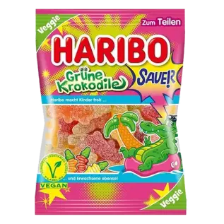 Haribo Grüne Krokodile 175g x 18st