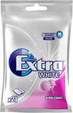 Wrigleys Extra Tuggummi White Bubblemint 29g x 30st godis grossist