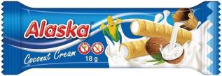 Alaska Rolls Kokoskr&auml;m 18g x 48st godis grossist