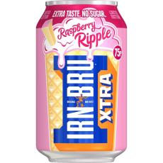 Barr Irn Bru Xtra Raspberry Ripple 330ml x 24st