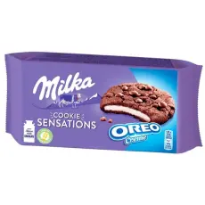 Milka Cookie Sensations Oreo Creme 156g x 12st godis grossist