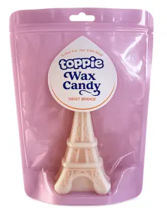 Toppie Wax Candy Eiffeltornet Apelsin 80g x 5st godis grossist