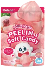 Cokoc 3D Peelable Soft Candy Peach 75g x 10st