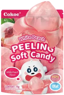Cokoc 3D Peelable Soft Candy Peach 75g x 10st