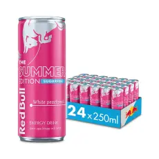 Red Bull Energy White Peach Sugar Free 25cl x 24st godis grossist