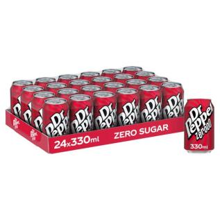 Dr Pepper Zero 330ml x 24st godis grossist