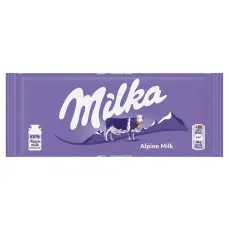 Milka Alpine Milk 90g x 25st godis grossist