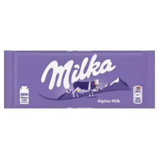 Milka Alpine Milk 90g x 25st godis grossist