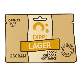 &Ouml;-Chips Dippmix Lager - Bacon, Cheddar, Hot Sauce 25g x 20st godis grossist
