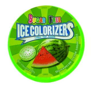 Ice Colorizers Watermelon 16g x 20st godis grossist