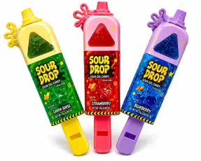 Profisa Sour Drop & Whistle Lollipop 20g x 12st godis grossist