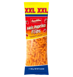 Snackline XXL Corn Flips with Paprika 300g x 18st godis grossist