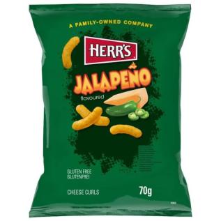 Herrs Jalapeno Cheese Curls 70g x 18st