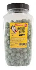 Maxons Stupidly Sour Jar Lime 3kg godis grossist