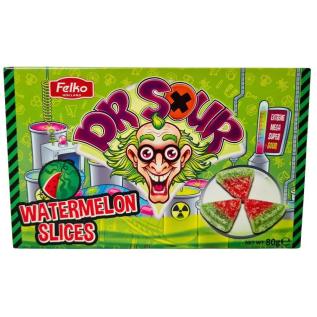 Dr Sour Watermelon Slices 80g x 12st godis grossist