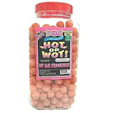 Barnetts Hot or Wot! Hot Chilli Strawberries 3kg godis grossist