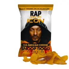 Rap Snacks Snoop Dogg O.G. Bar-B-Que Cheddar 71g x 12st