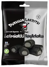 Porvoon Lakritsi Salmiakki 150g x 10st godis grossist