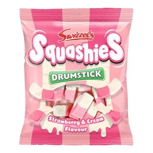 Swizzels Squashies Strawberry & Cream 120g x 12st godis grossist
