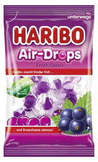 Haribo Air-Drops Fresh Cassis 100g x 12st