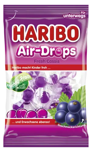 Haribo Air-Drops Fresh Cassis 100g x 12st