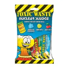 Toxic Waste Nuclear Sludge Mini Chew Bars 80g x 12st godis grossist