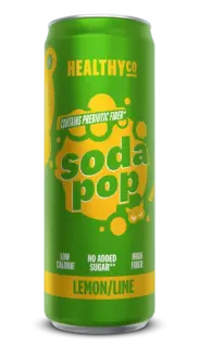 HealthyCo Soda Pop Prebiotic Lemon Lime 330ml x 24st godis grossist