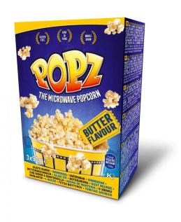 Popz Micropopcorn 3-Pack Butter 270g x 12st godis grossist